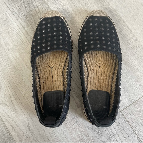 Saint Laurent Studded Canvas Espadrilles - Picture 7 of 12